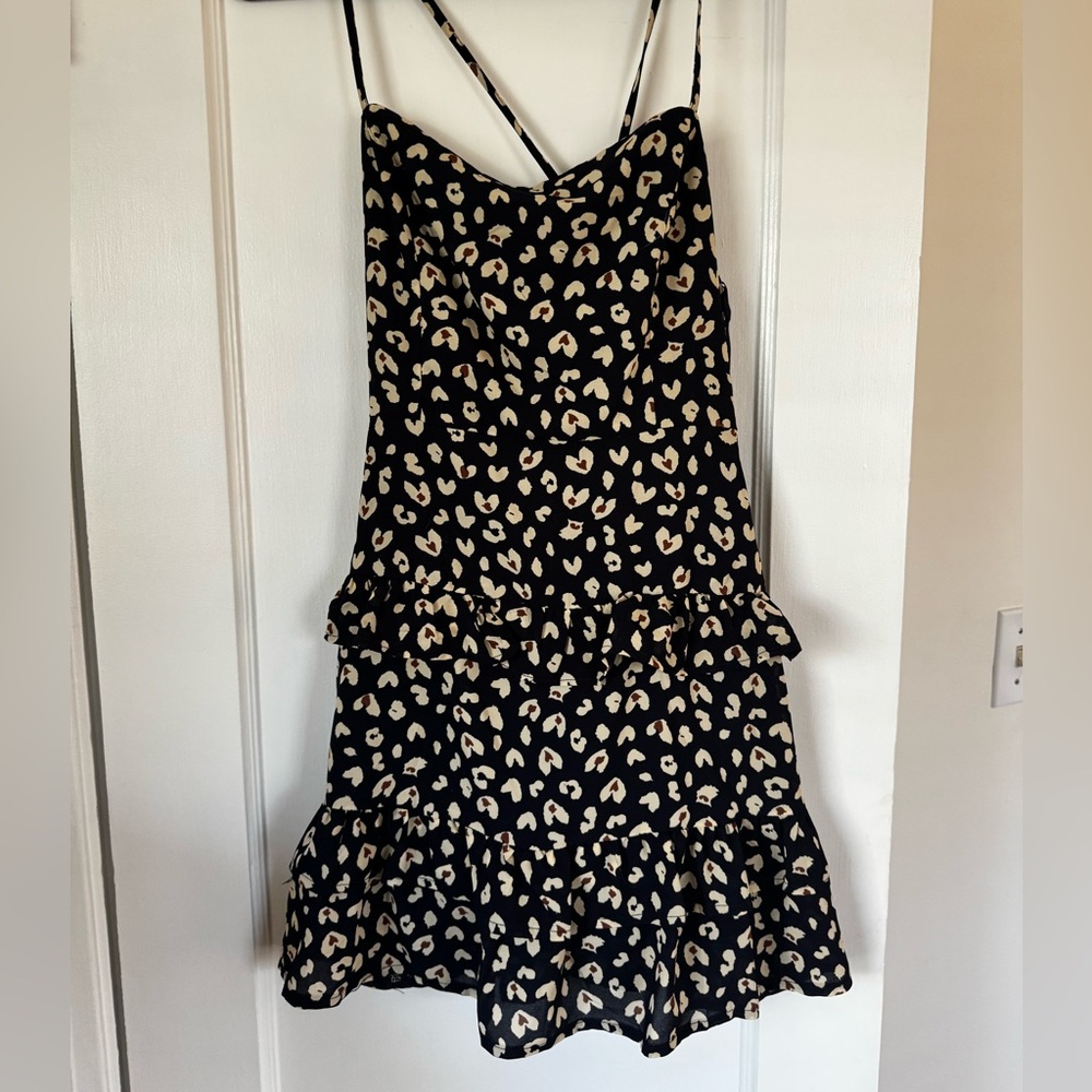 Oh Polly Leopard Print Dress